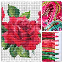 Red Roses Cross Stitch Kit - Premium Cross Stitch Kit - The Art of Stitch