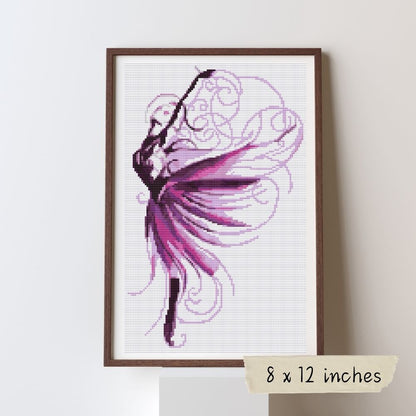 Violet Cross Stitch Kit