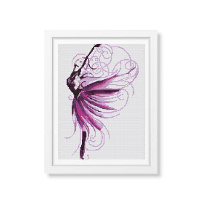 Violet Cross Stitch Kit | The Art of Stitch