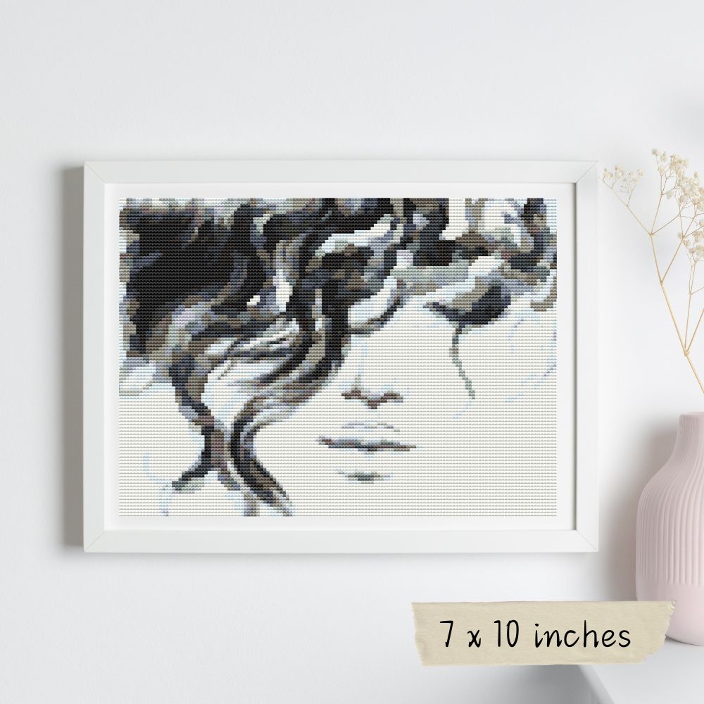 The Elements: Titanium Cross Stitch Kit | The Art of Stitch