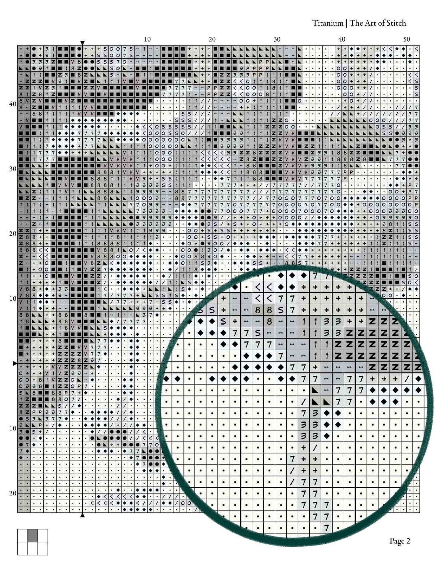 The Elements Series: Titanium Cross Stitch Kit - Premium Cross Stitch Kit - The Art of Stitch