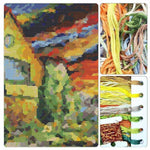 Watercolor House Cross Stitch Kit
