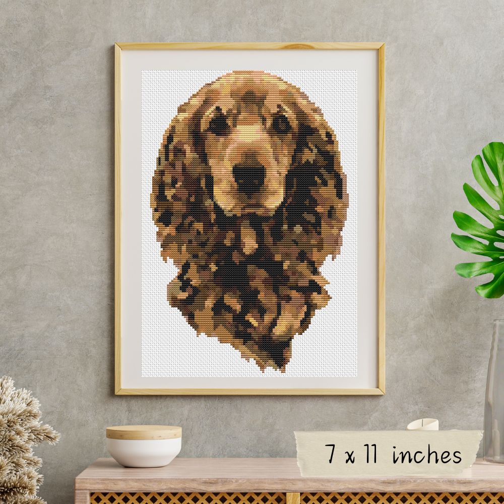 Portrait of a Dog Cross Stitch Kit | The Art of Stitch