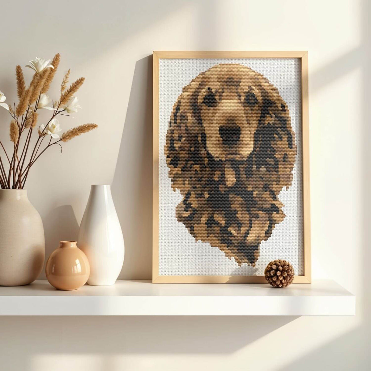 Portrait of a Dog Cross Stitch Pattern - Premium Cross Stitch Pattern - The Art of Stitch
