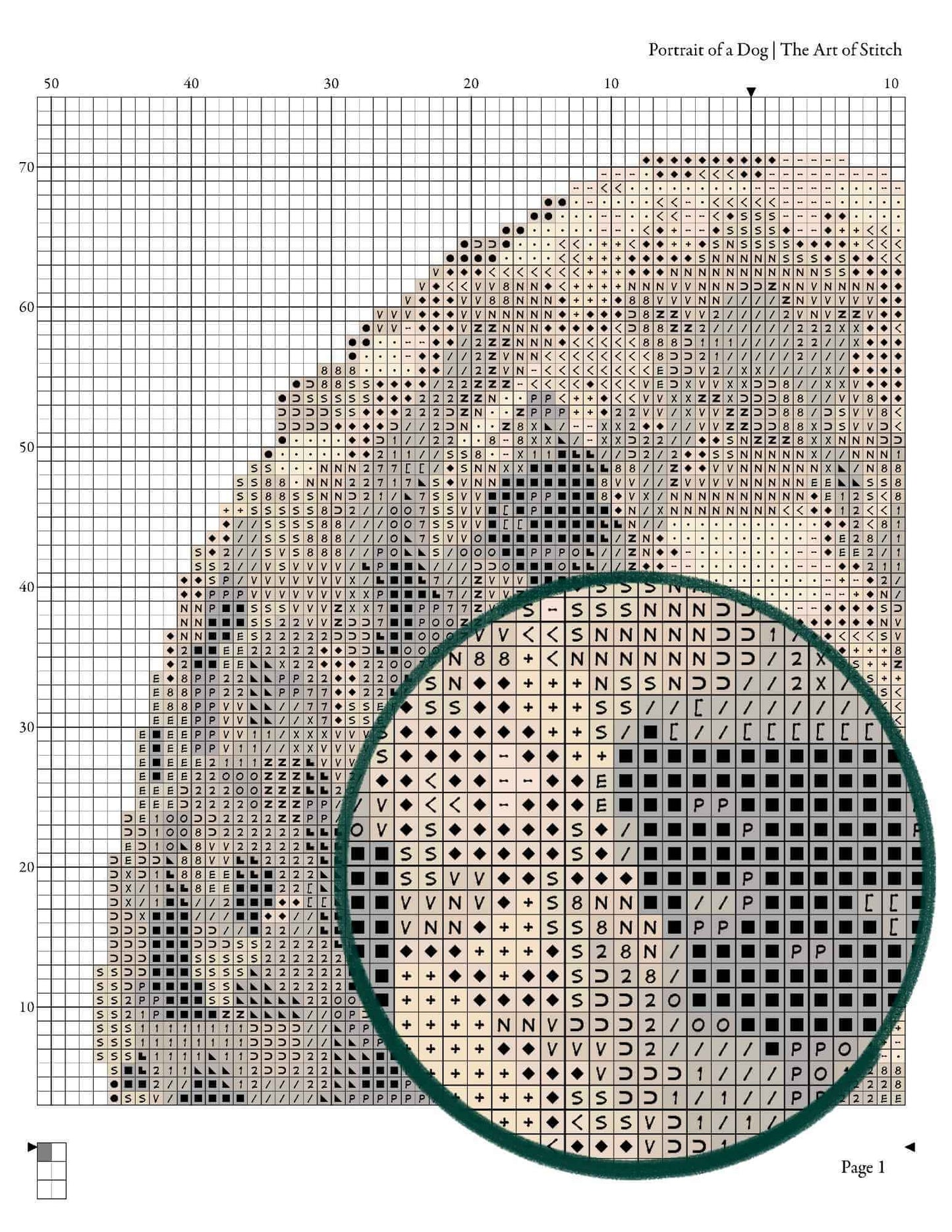 Portrait of a Dog Cross Stitch Kit - Premium Cross Stitch Kit - The Art of Stitch