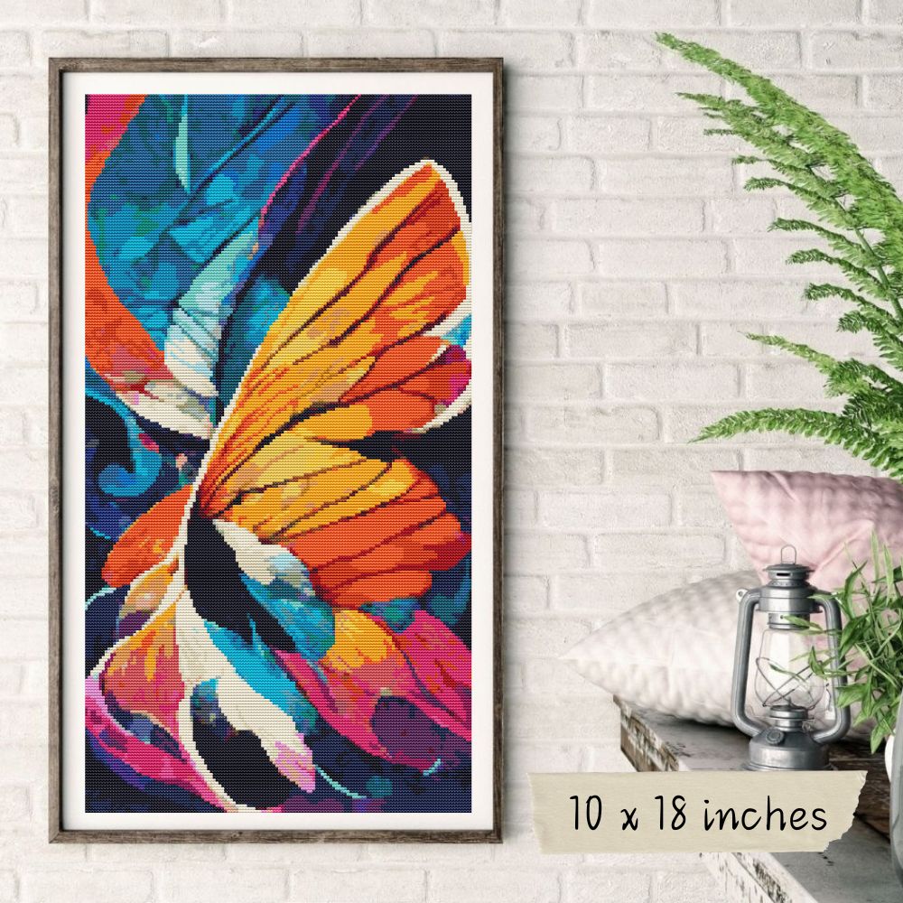 Fantasy: A Butterfly's Wing Cross Stitch Kit | The Art of Stitch