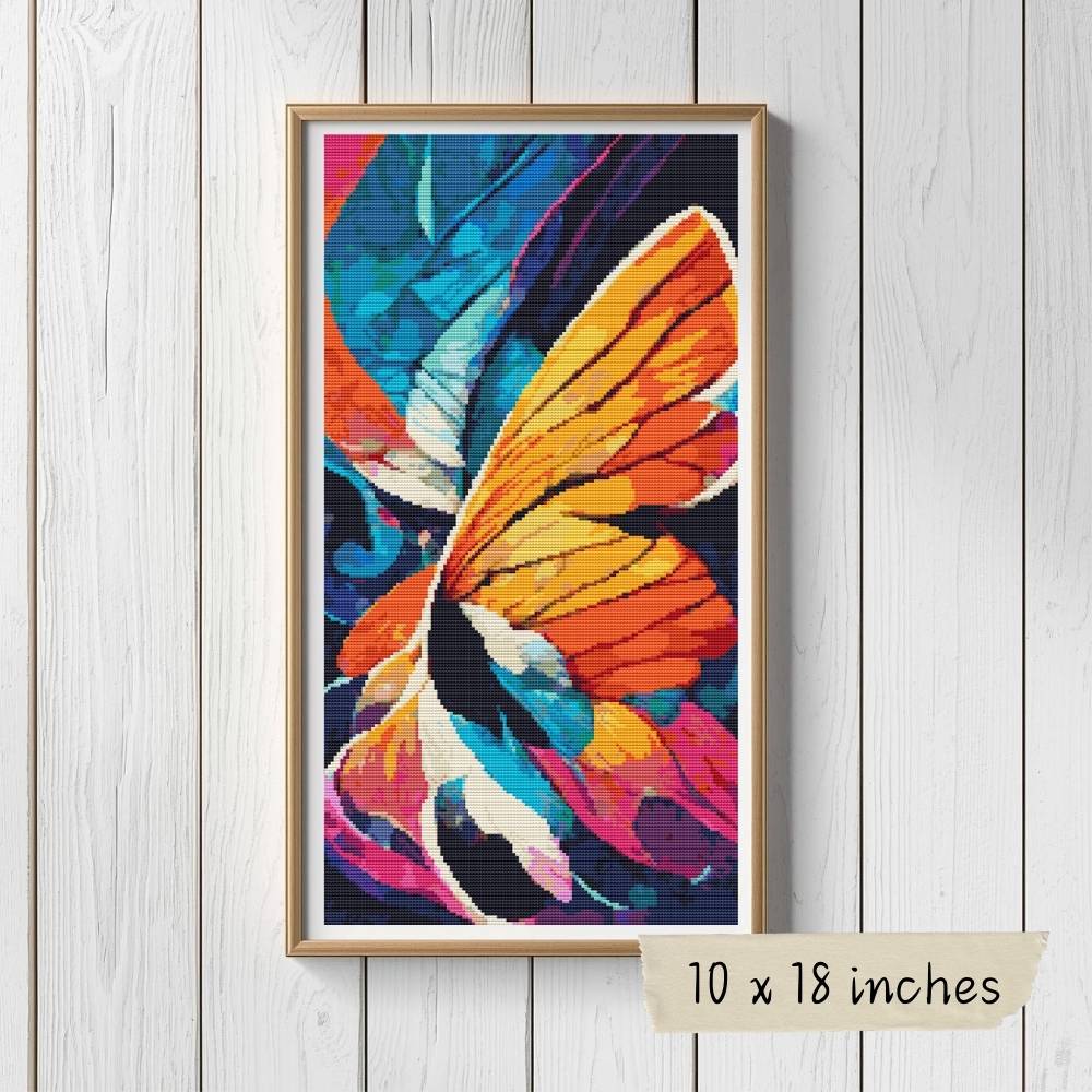 Fantasy Series: A Butterfly's Wing Cross Stitch Pattern (Episode 1)