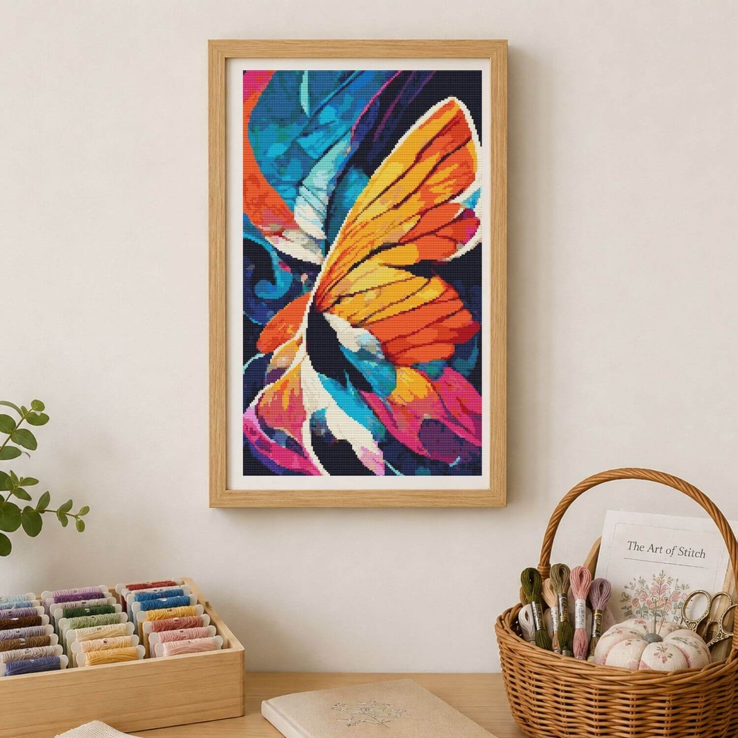 Fantasy Series: A Butterfly's Wing Cross Stitch Pattern (Episode 1)