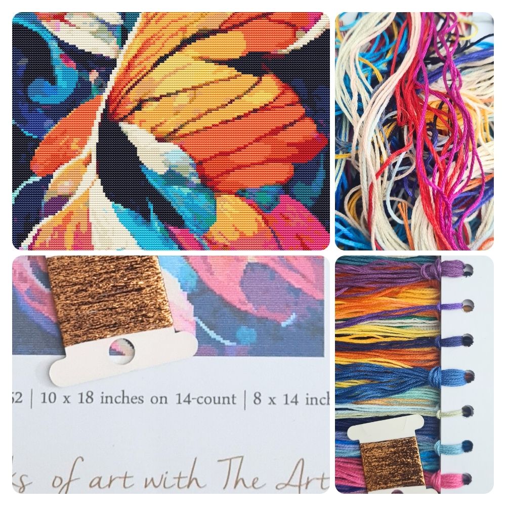 Fantasy: A Butterfly's Wing Cross Stitch Kit | The Art of Stitch