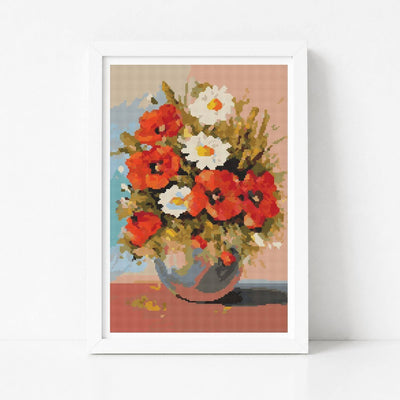 Poppies Cross Stitch Kit