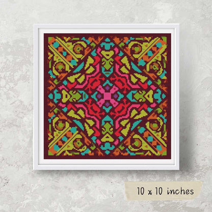 Mandala Series: Joy Cross Stitch Kit