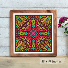 Joy Mandala Cross Stitch Pattern | The Art of Stitch