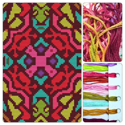 Mandala Series: Joy Cross Stitch Kit