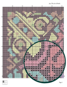 Mandala Series: Joy Cross Stitch Kit - Premium Cross Stitch Kit - The Art of Stitch
