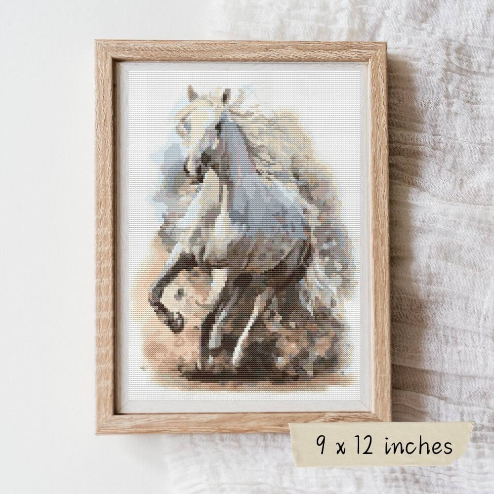 The White Knight Cross Stitch Kit