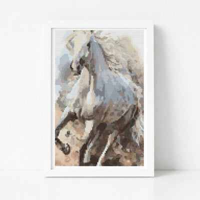 The White Knight Cross Stitch Kit