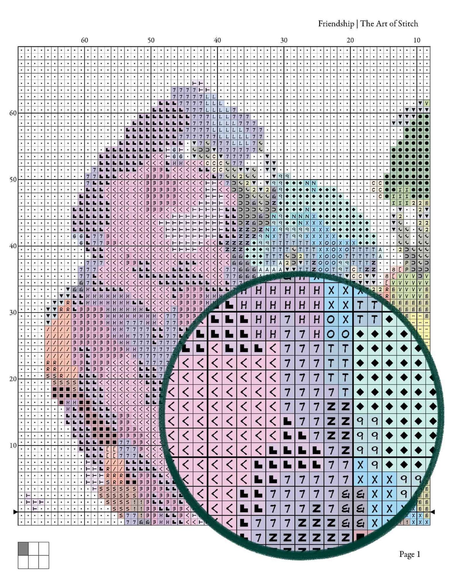 Friendship Cross Stitch Pattern - Premium Cross Stitch Pattern - The Art of Stitch