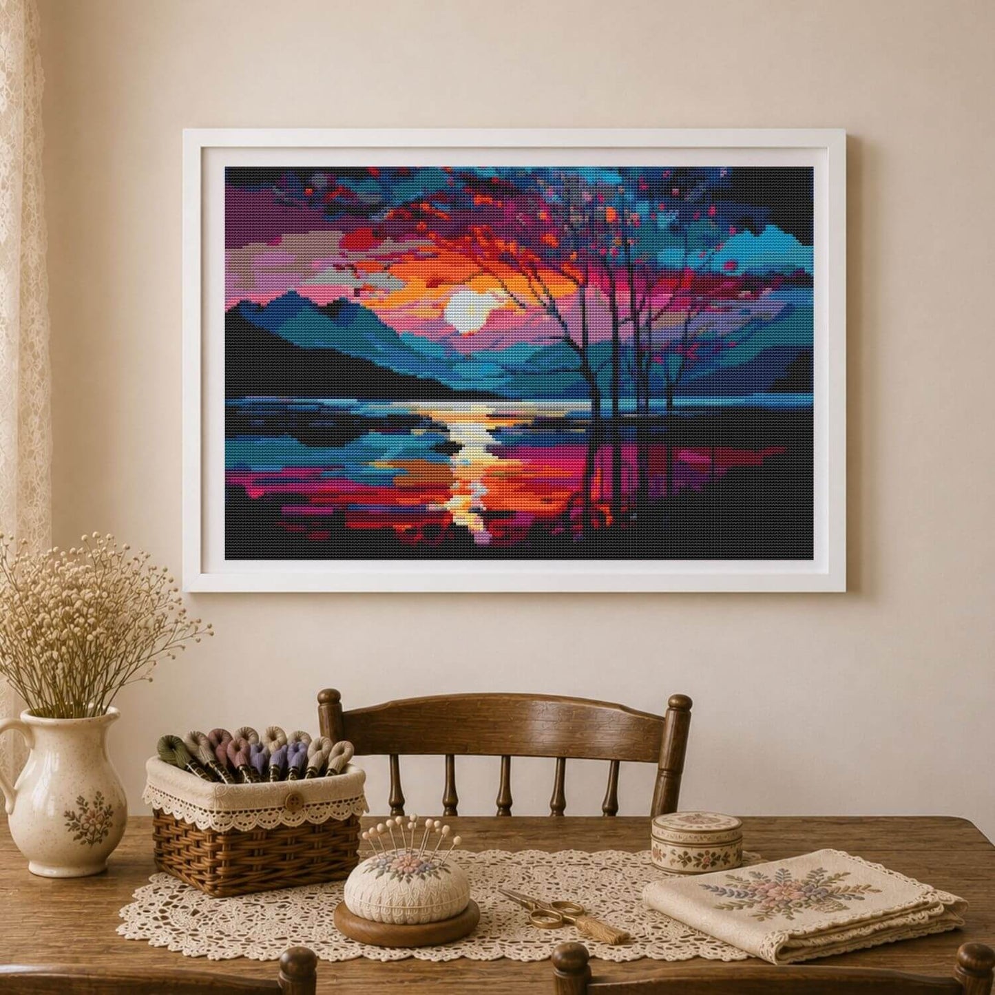 As the Sun Sets Cross Stitch Pattern