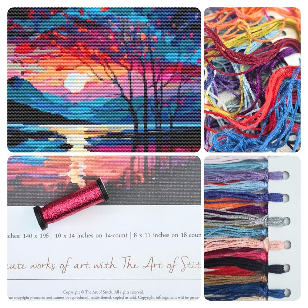 As the Sun Sets Cross Stitch Kit | The Art of Stitch