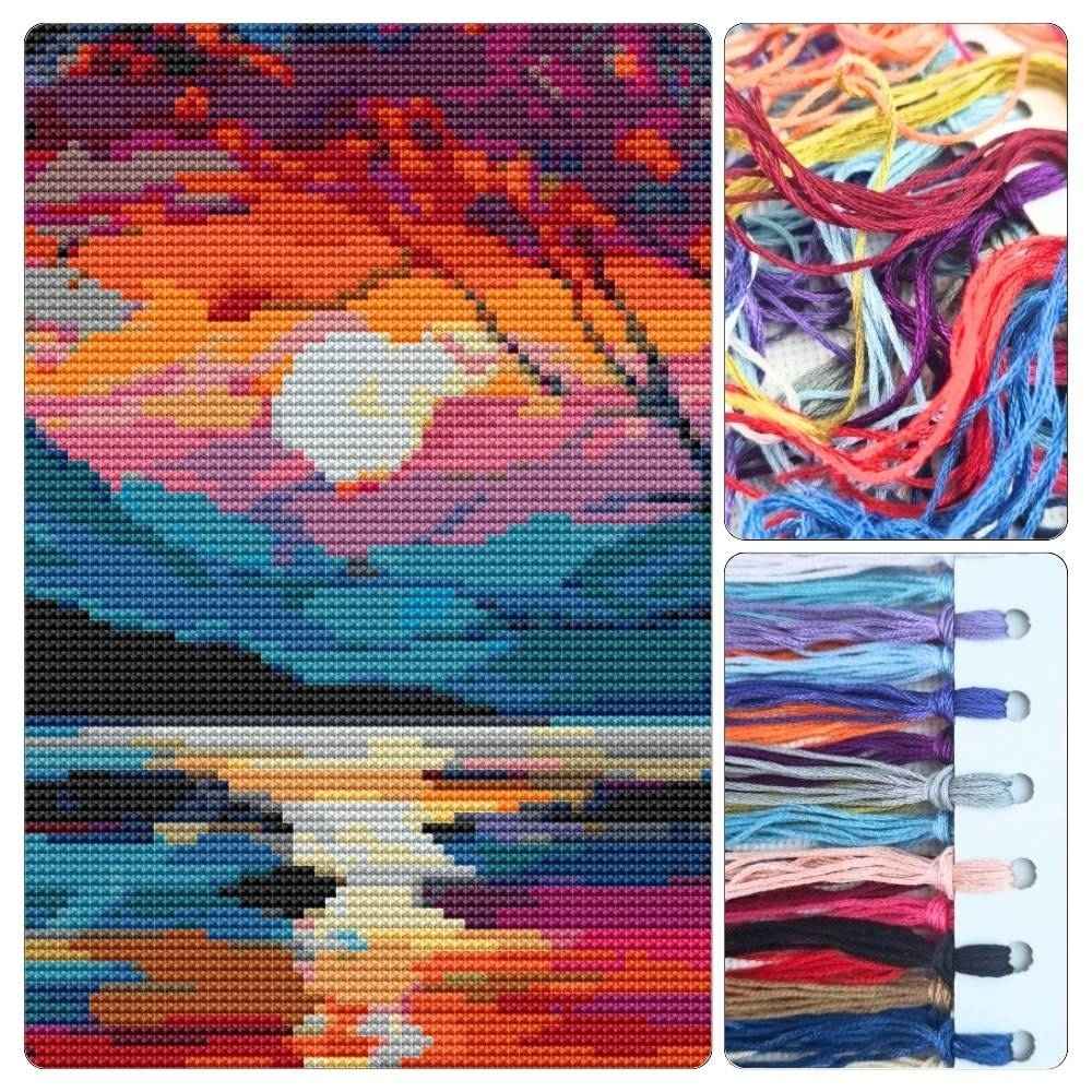 As the Sun Sets Cross Stitch Kit