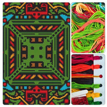 Mandala Series: Reflection Cross Stitch Kit - Premium Cross Stitch Kit - The Art of Stitch