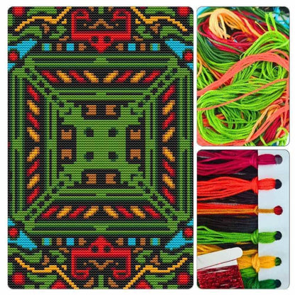 Mandala Series: Reflection Cross Stitch Kit