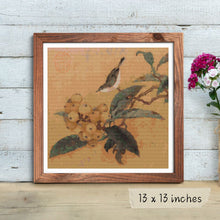 Loquats and Mountain Bird Cross Stitch Kit | The Art of Stitch