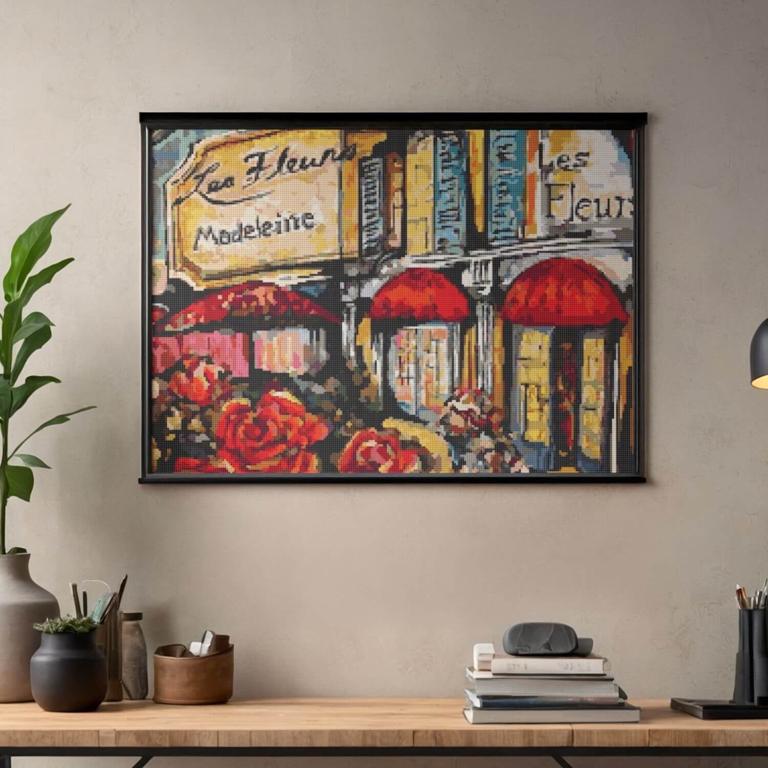 Paris Flower Market Cross Stitch Pattern - Premium Cross Stitch Pattern - The Art of Stitch