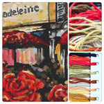 Paris Flower Market Cross Stitch Kit