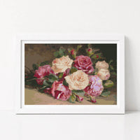 Bed of Roses Cross Stitch Kit - Premium Cross Stitch Kit - The Art of Stitch