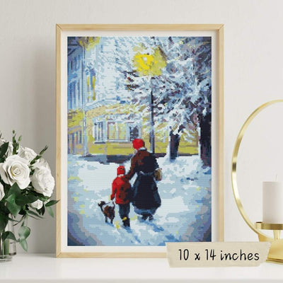 A Winter's Day Cross Stitch Pattern