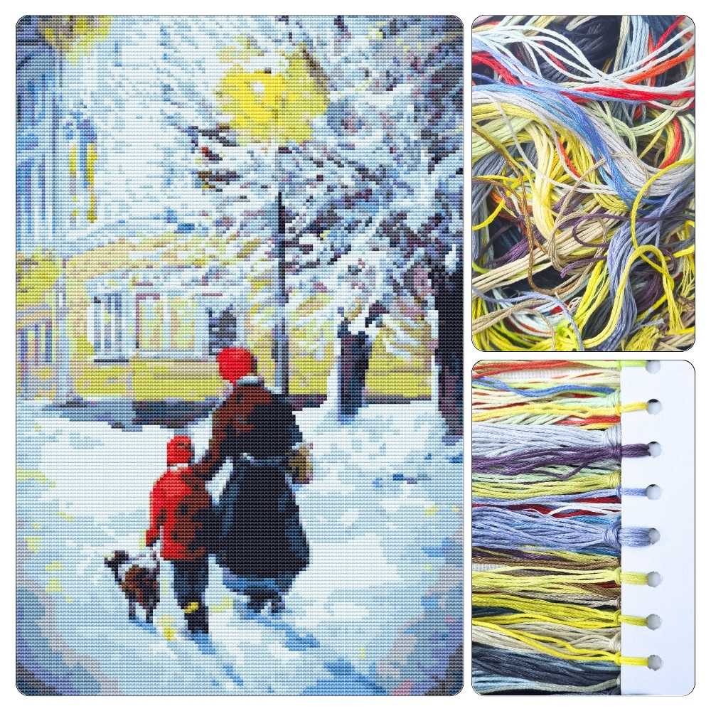 A Winter's Day Cross Stitch Kit