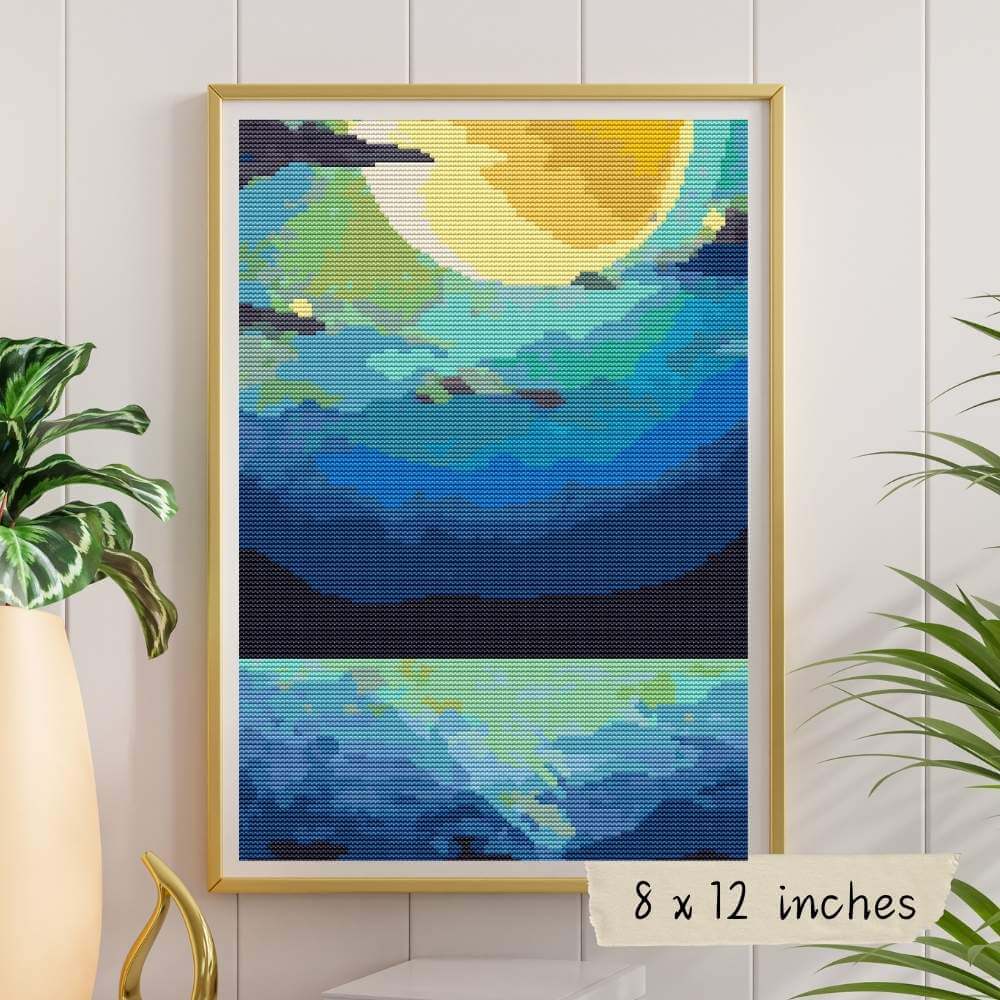 Moonlight Cross Stitch Pattern