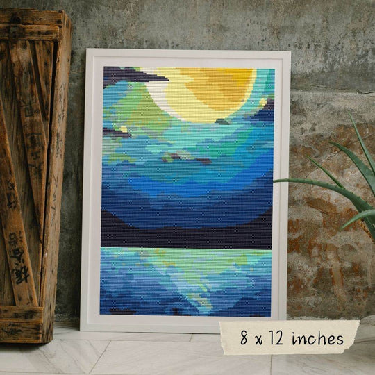 Moonlight Cross Stitch Kit by The Art of Stitch