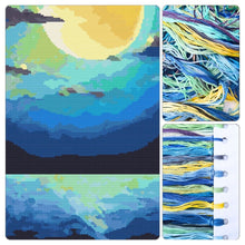 Moonlight Cross Stitch Kit - Premium Cross Stitch Kit - The Art of Stitch