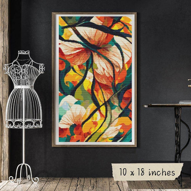 Fantasy Series: The Petals Cross Stitch Pattern (Episode 2)