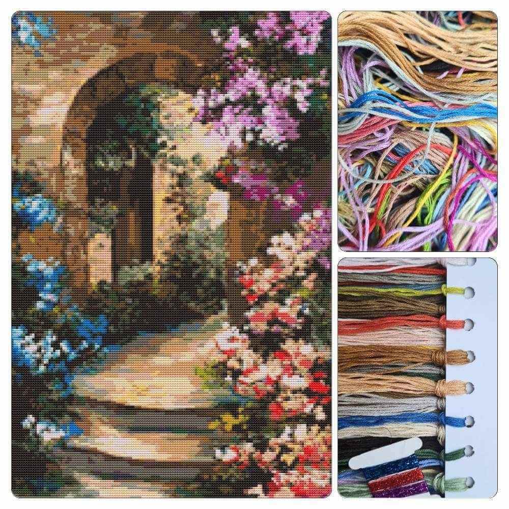 The Garden Cross Stitch Kit