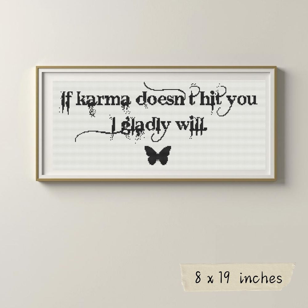Word It! Series: Karma Cross Stitch Kit