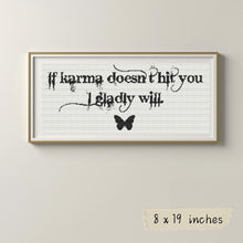 Word It! Series: Karma Cross Stitch Pattern
