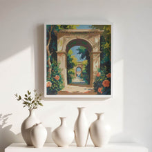 Through the Garden Arch Cross Stitch Pattern - Premium Cross Stitch Pattern - The Art of Stitch