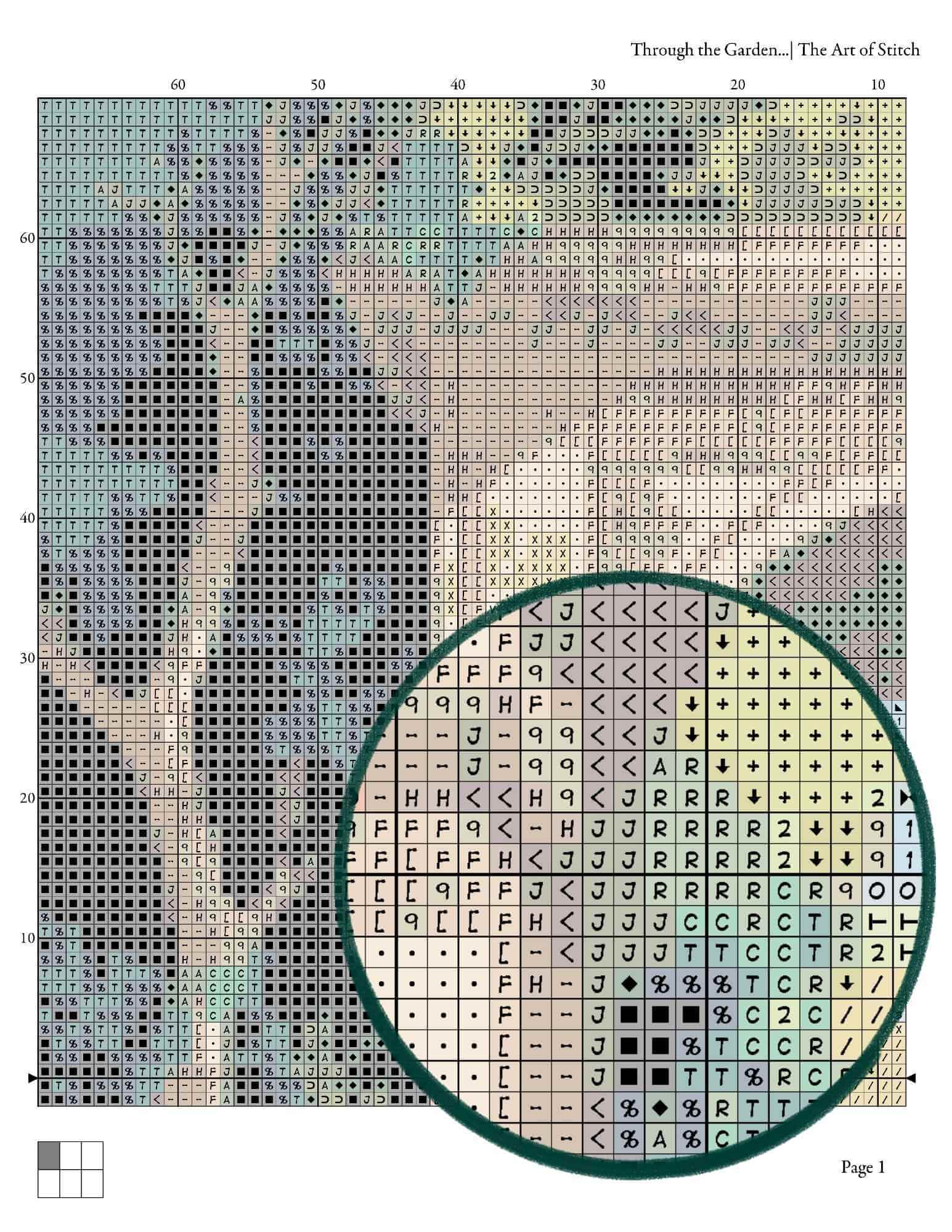 Through the Garden Arch Cross Stitch Kit - Premium Cross Stitch Kit - The Art of Stitch