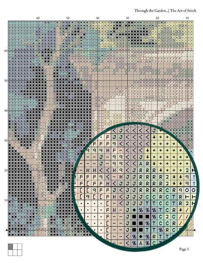 Through the Garden Arch Cross Stitch Kit - Premium Cross Stitch Kit - The Art of Stitch