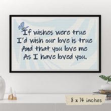 Word It! Series: If Wishes were True Cross Stitch Pattern