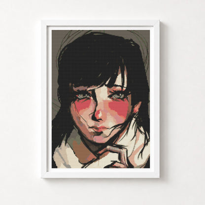 The Girl from Japan Cross Stitch Kit