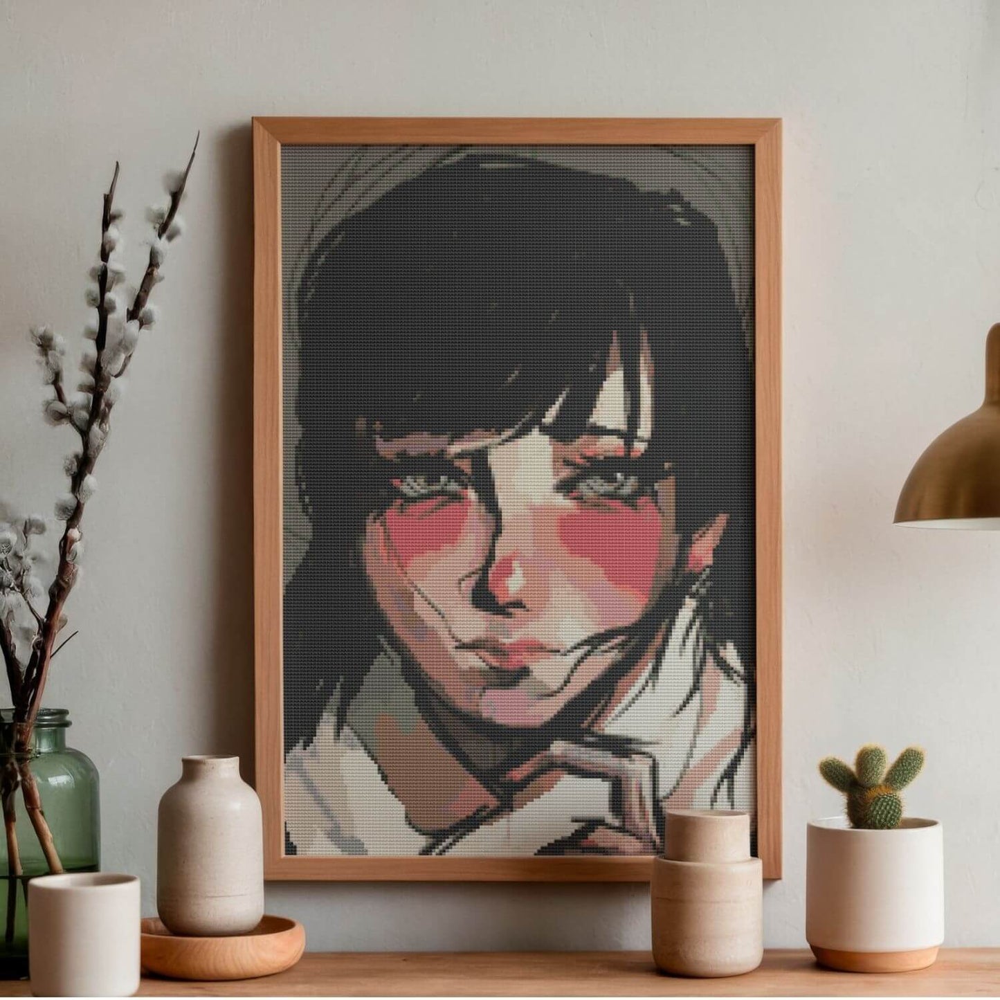 The Girl from Japan Cross Stitch Pattern - Premium Cross Stitch Pattern - Farah Gul