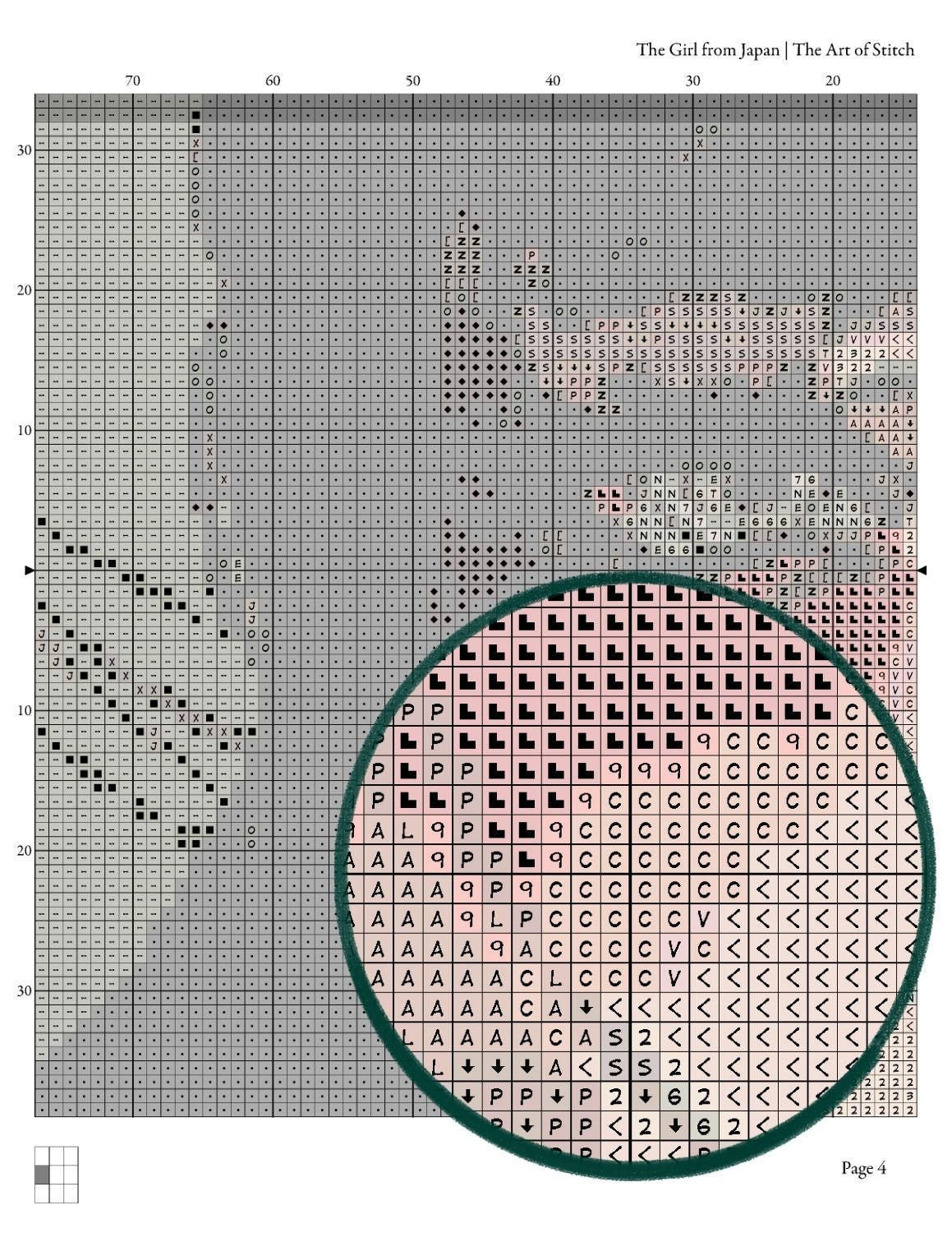 The Girl from Japan Cross Stitch Kit