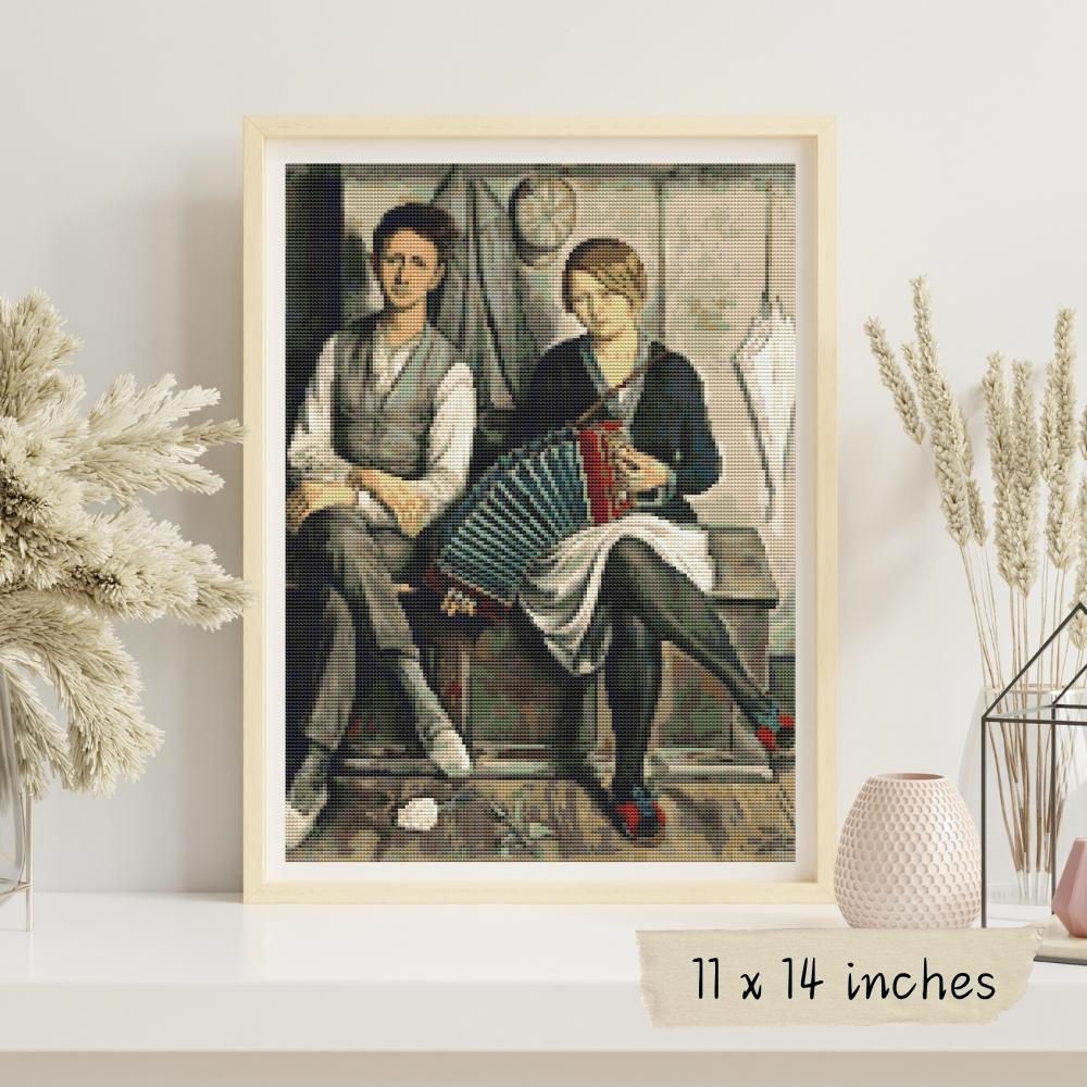 Le Malcontent (The Unhappy) Cross Stitch Pattern