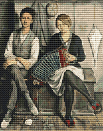 Le Malcontent (The Unhappy) Cross Stitch Pattern