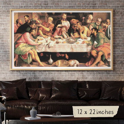 The Last Supper Cross Stitch Kit | Jacopo Bassano