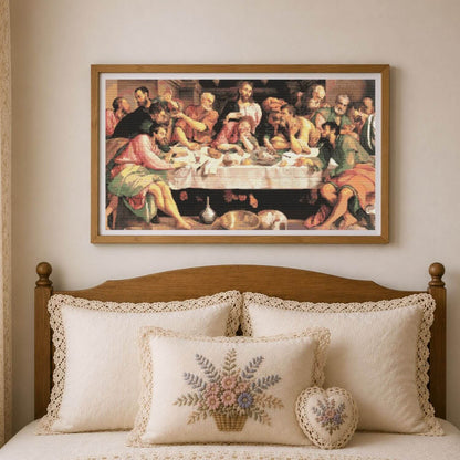 The Last Supper Cross Stitch Pattern - Premium Cross Stitch Pattern - Jacopo Bassano